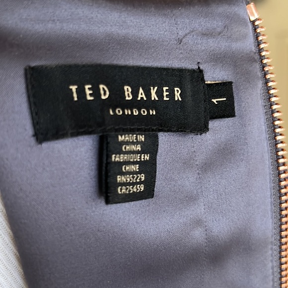 Ted Baker Floral Print Dress size 1 - Picture 6 of 7